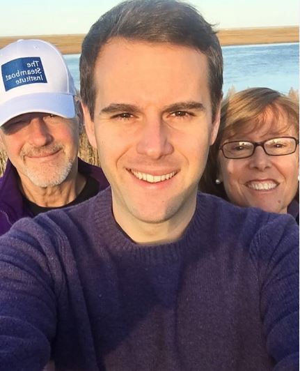 Guy Benson with his parents