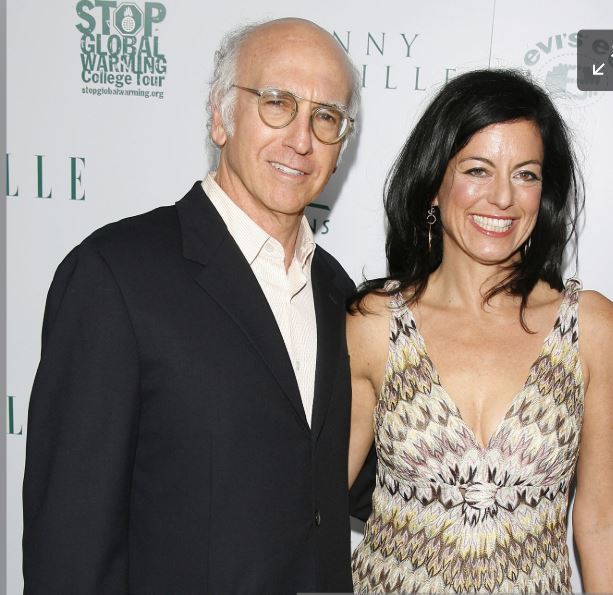 Larry David with his ex-wife