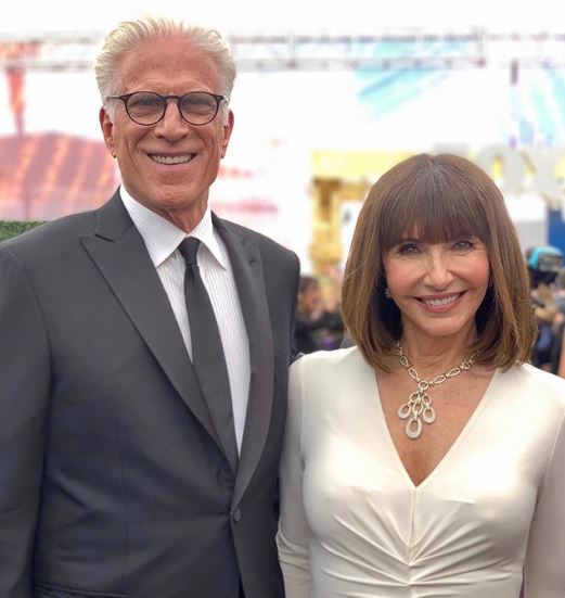 Mary Steenburgen with husband Ted Danson