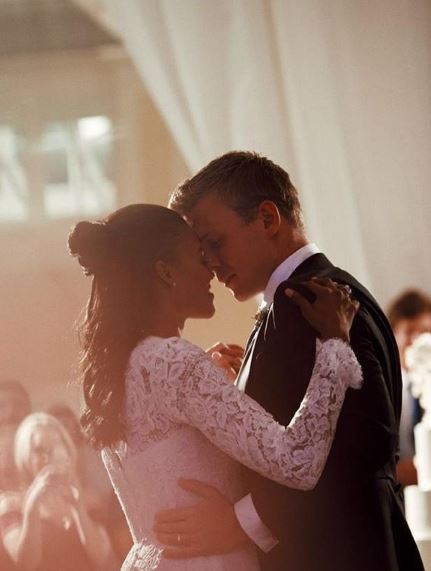 Candace Owens and her Husband George farmer.