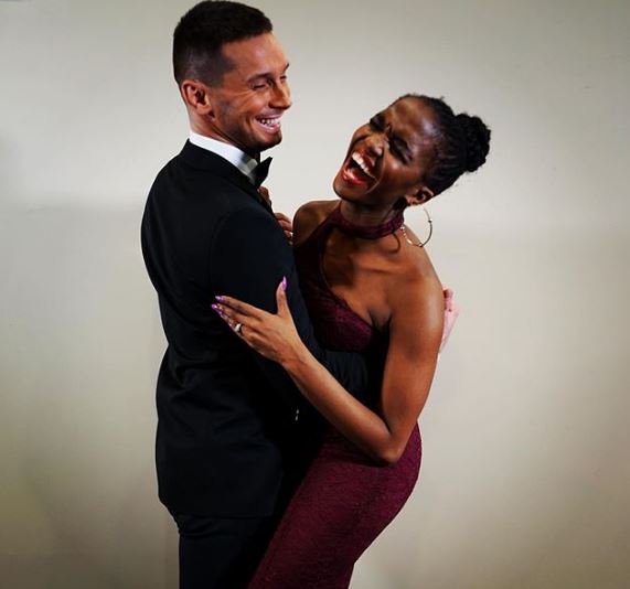 Oti Mabuse with husband