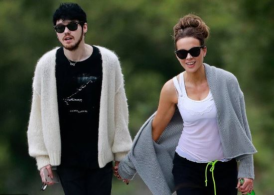 Kate Beckinsale with boyfriend Goody Grace.