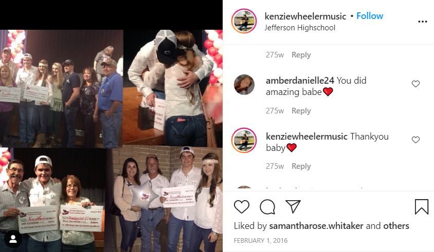 Possible girlfriend of Kenzie Wheeler.