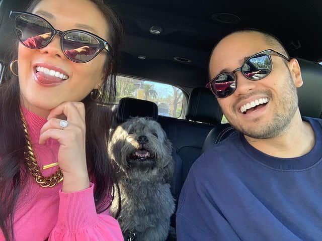 ally-maki-partner Ally Maki with her husband to be.