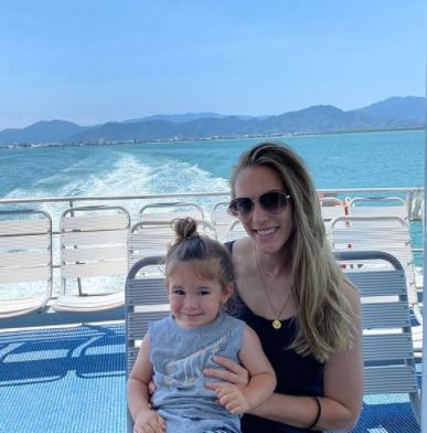 Leilani Mitchell partner and baby.