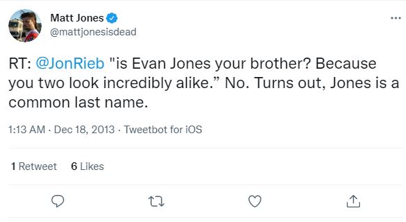 Evan Jones Married, Wife, Relationship