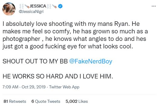 Jessica Nigri Dating, Boyfriend