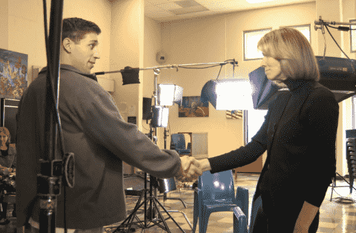 Erin Moriarty and her husband