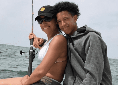 Michelle Miller with her son, Mason Morial going for fishing.