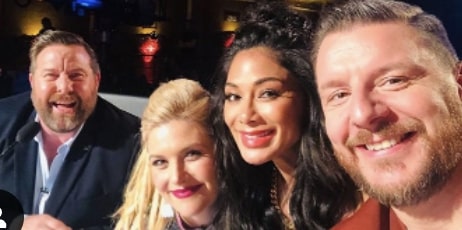 Lucy Durack with other judges at Australia
