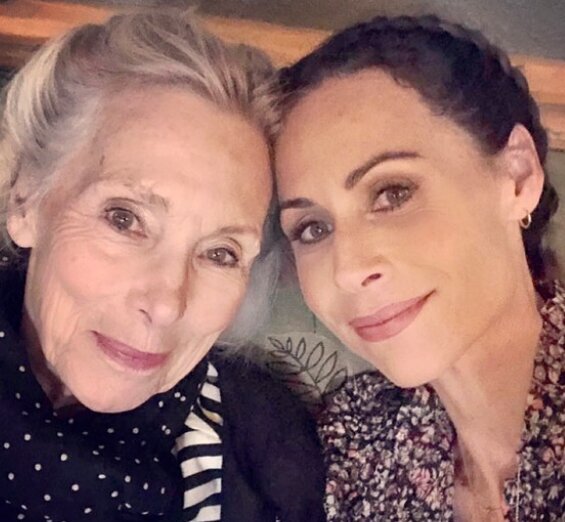 minnie-driver-and-her-mother Minnie Driver and her mother