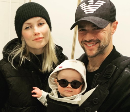 ben-adams-wife Ben Adams with Fiancé and daughter