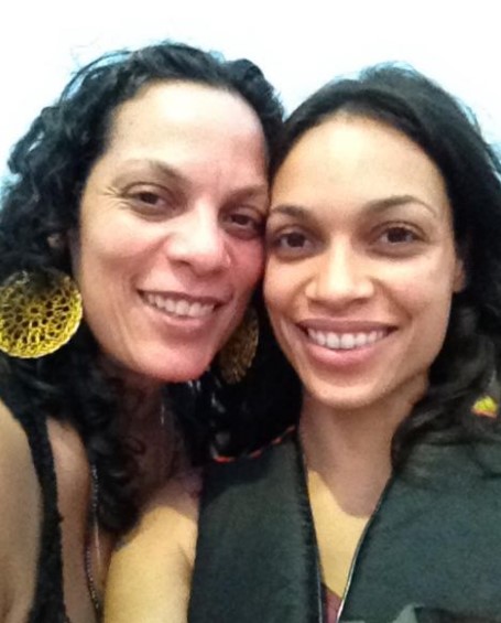 rosario-dawson-mother Rosario Dawson with her mother