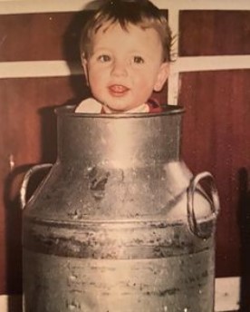 Childhood picture of Markus Feehily.