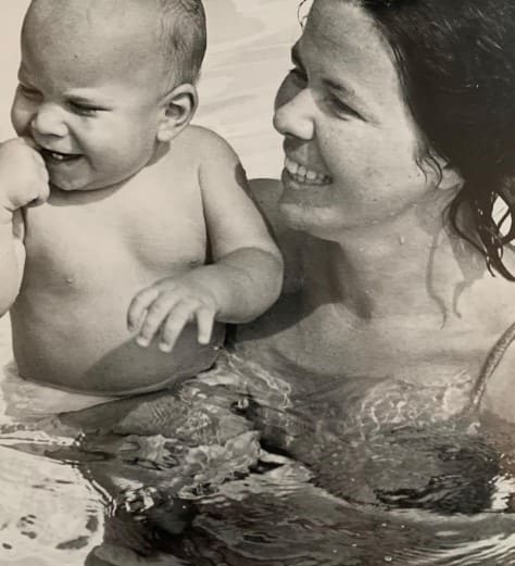 mark-morton-mother Mark Morton with his mother when he was young.