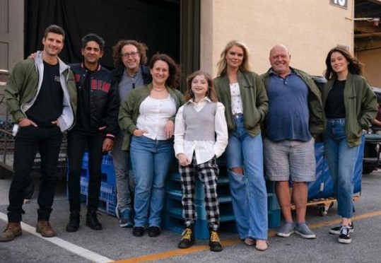 Adhir Kalyan with the cast members of United State of AI