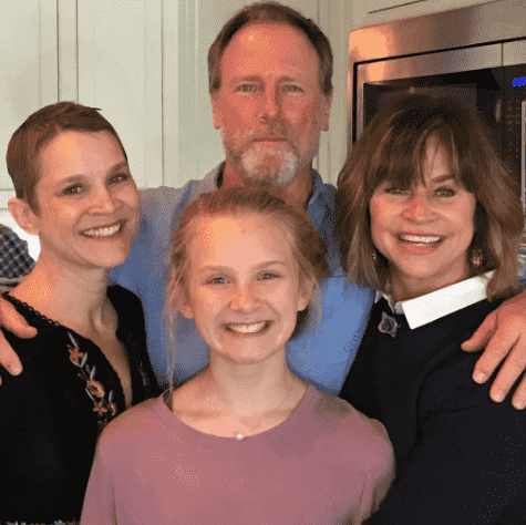 Louis-family-photo Louis with his sister,daughter and wife