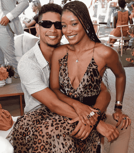 keke Palmer with her ex-boyfriend Darius Daulton Jackson