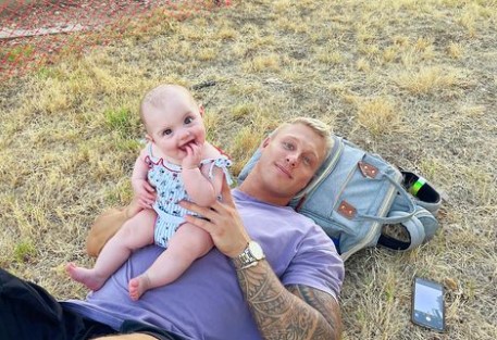 Nathan Webb With His Daughter Kynlei Niyle 