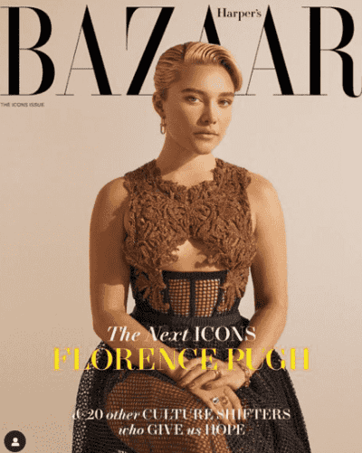 florence-pugh-pic Florence Pugh in a Harper Bazar Magazine