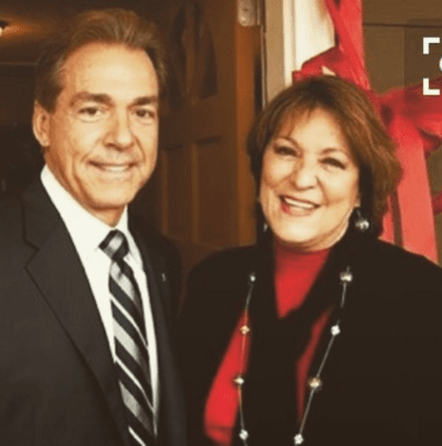 nick-saban-with-his-wife Nick Saban with his wife Tery Saban