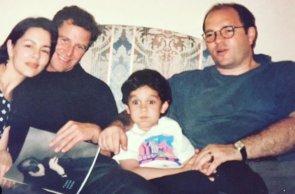 max-minghella-with-his-family Max Minghella with his family