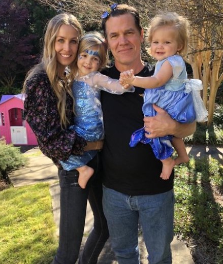 josh-brolin-with-present-wife Josh is currently living happily with his wife Kathryn Boyd Brolin and his two daughters
