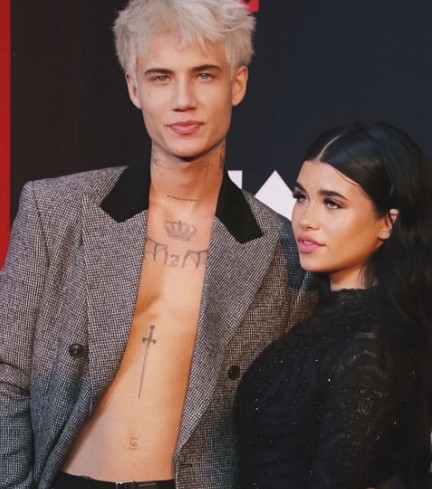 nessa-barrett-with-her-ex-boyfriend-josh Nessa Barrett with her Ex-boyfriend Josh at Vmas