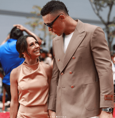 aaron-with-his-wife Aaron Judge with his wife Samantha