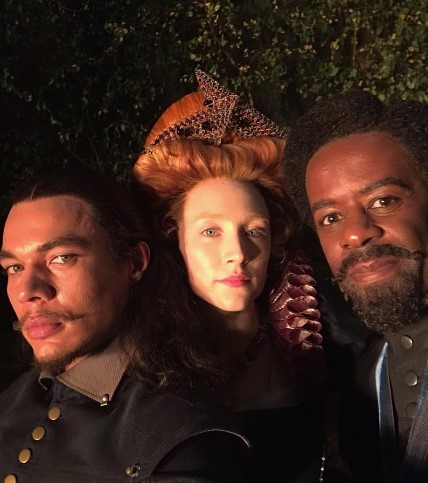 Ismael Cruz Cordova at the Shooting of Mary Queen