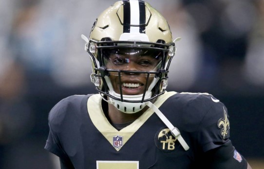 Teddy Bridgewater playing for the Miami Dolphins