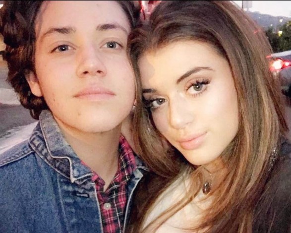 ethan-cutkosky-with-his-girlfriend-brielle Ethan Cutkosky with his girlfriend Brielle Barbusca