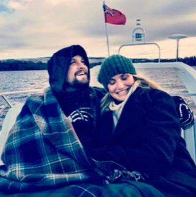 cameron-with-her-husband Photo of Cameron Diaz with her husband Benji Madden