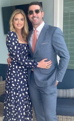 Kate Upton with her husband 