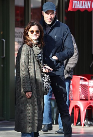 jenna-coleman-with-her-partner Jenna Coleman with Jamie Childs