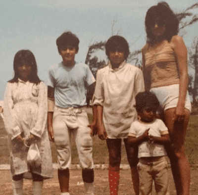 tenoch-huerta-family Tenoch Huerta with his mom and three siblings