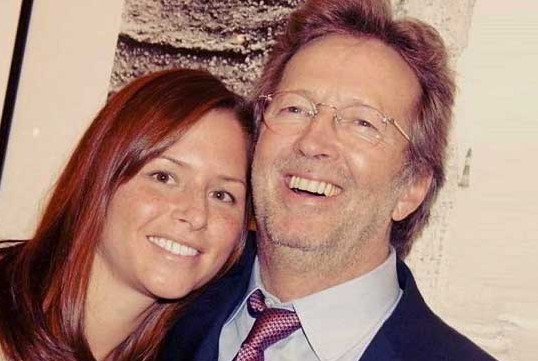eric-clapton-with-his-wife Eric Clapton with his wife Melia
