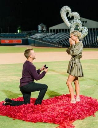 Chase Chrisley with his fiancé