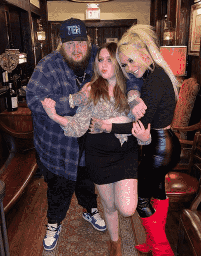 Bunnie Xo with her husband Jelly Roll and daughter Bailee Ann