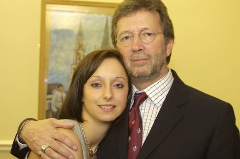 eric-clapton-daughter Eric Clapton with his eldest daughter