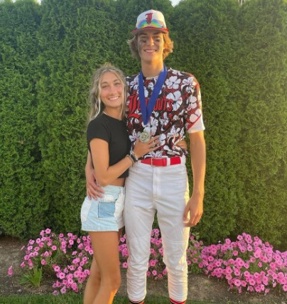 brayden-lape-girlfriend Brayden Lape with his girlfriend Ava Viegelahn