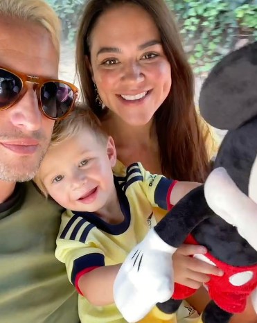 Camille Guaty with her son