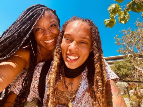 cherelle-griner-wife Cherelle Griner with wife Brittney Griner