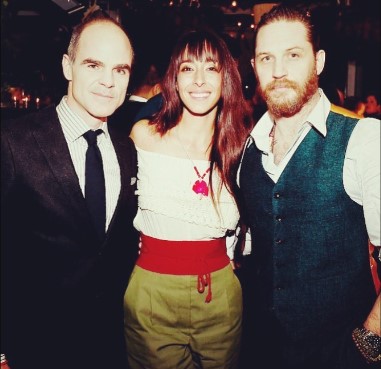 oona-chaplin-with-michael-kelly-jr-and-tom-hardy Oona Chaplin with Michael Kelly Jr and Tom Hardy
