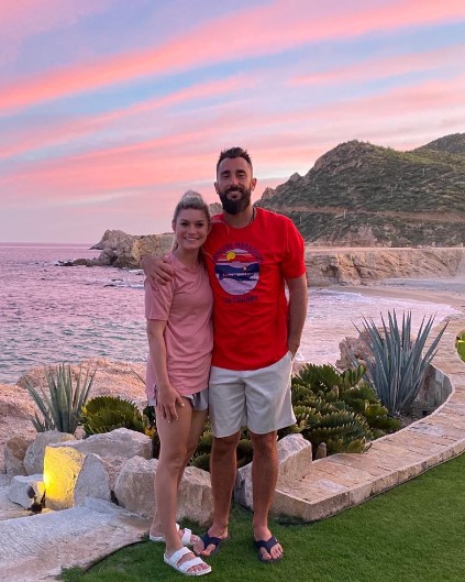 matt-carpenter-wife Matt carpenter with his wife