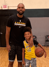 jared-dudley-with-his-son Jared Dudley with his son