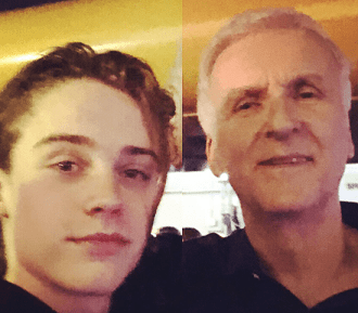 britain-dalton-with-director-james-cameron Britain Dalton with director James Cameron
