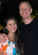 catherine-lowe-with-her-husband Catherine Lowe with her husband