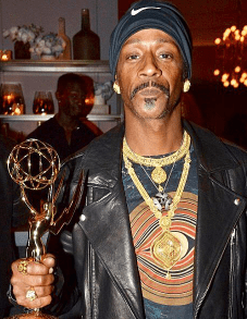 katt-wlliams-with-his-emmy Katt Williams won the 2018 Emmy Award