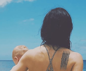 sara-donchey-with-her-son Sara Donchey with her son